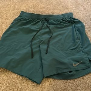 5inch Nike green shorts